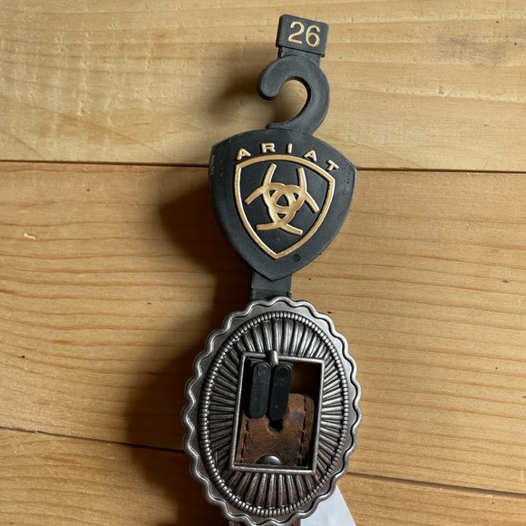 Ariat Western Girls Belt Kids Serape Oval Silver Conchos Multi Colored A1306997 - Picture 9 of 10